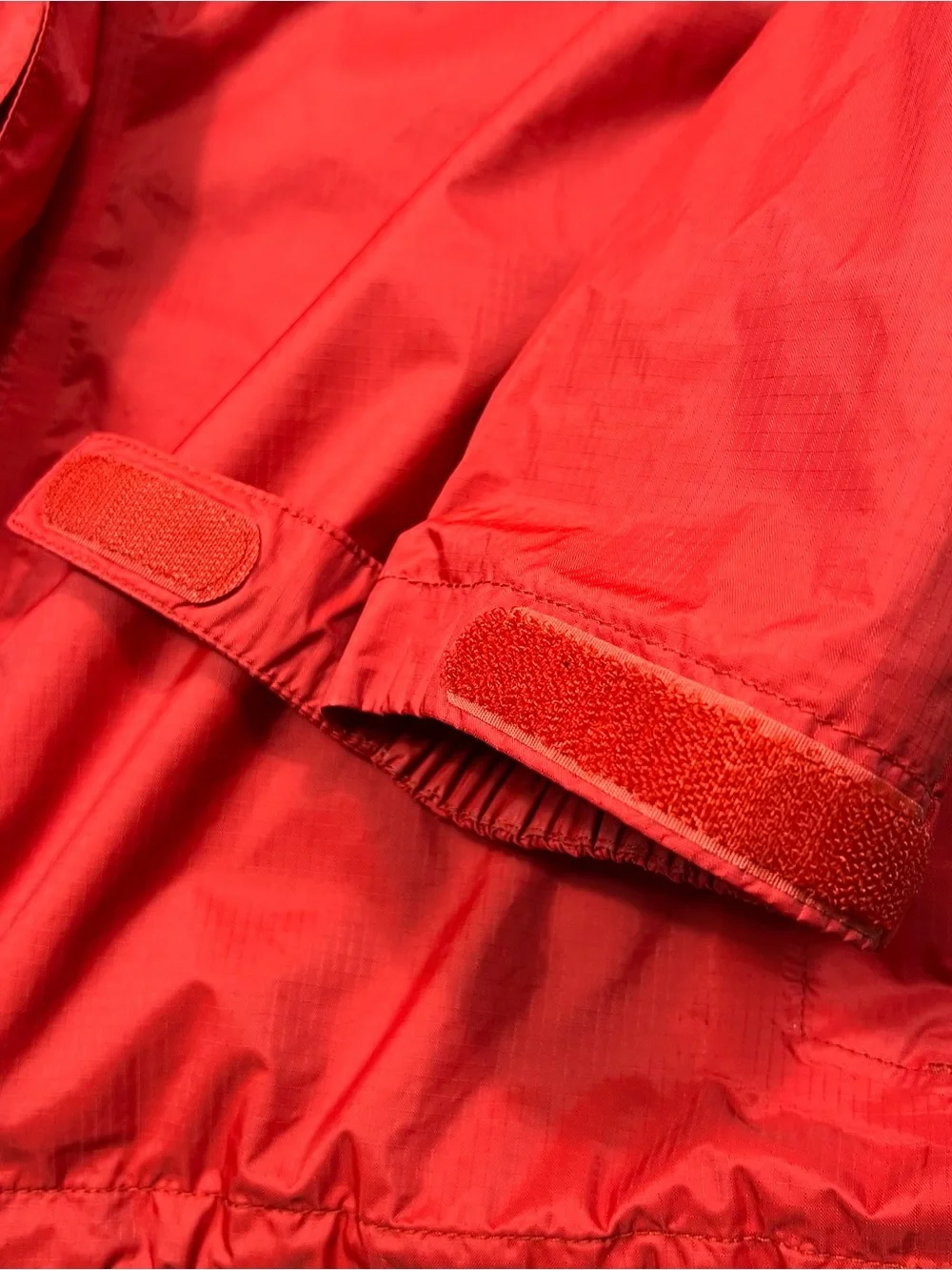 Vintage The North Face Hyvent Rain Jacket Mens XXL Red/Gray Waterproof Full Zip